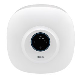 Накопительный электрический водонагреватель Haier ES30V-EQ1 над раковиной