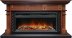 Каминокомплект Royal Flame Carlyle с очагом Vision 42 LOG LED орех с черным