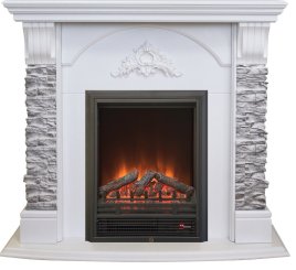 Каминокомплект RealFlame Athena GR STD/EUG/25/25&#039;5 WT с очагом Eugene