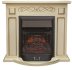 Каминокомплект Interflame Аспен бежевый патина с очагом Majestic FX M Black