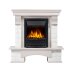 Каминокомплект Firelight Forte Wood Classic U угловой с очагом Electrolux EFP/P-1020LS камень белый/шпон беленый дуб
