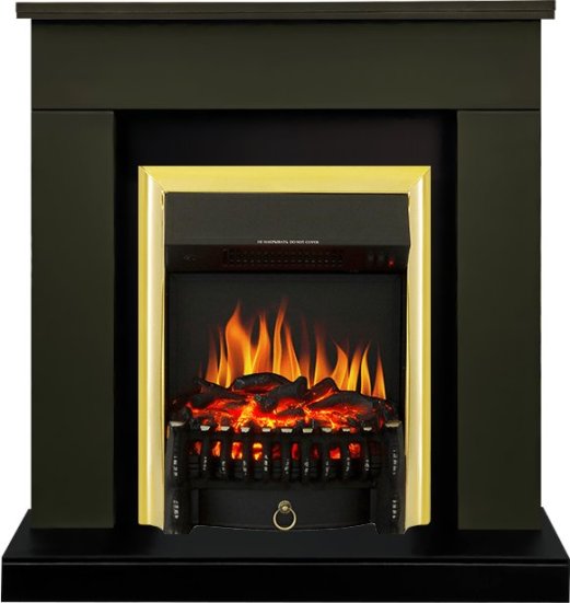 Каминокомплект Royal Flame Bergen c очагом Fobos FX Brass темная олива