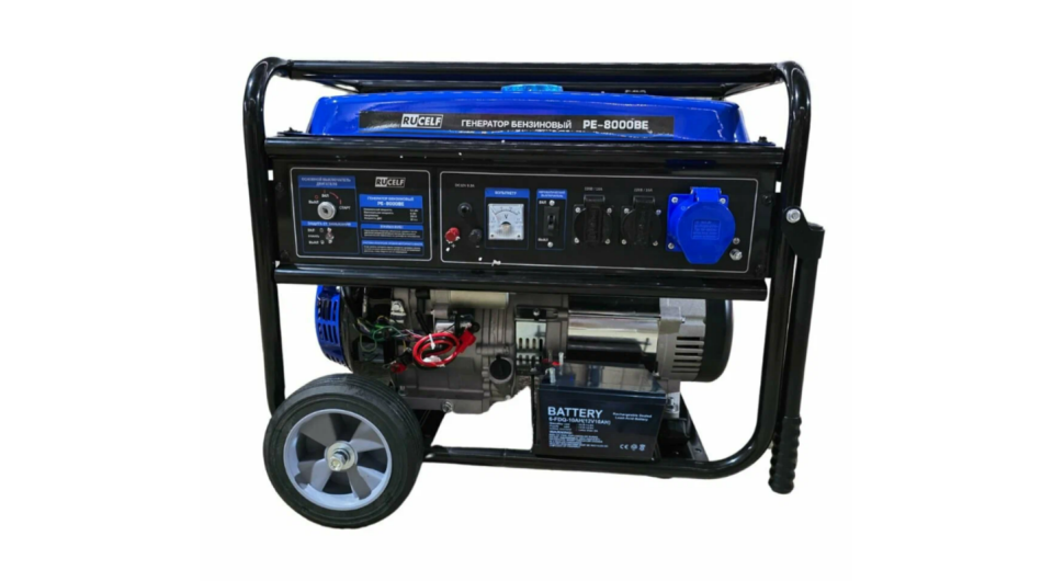 Бензиновый электрогенератор Rucelf PE-8000BE
